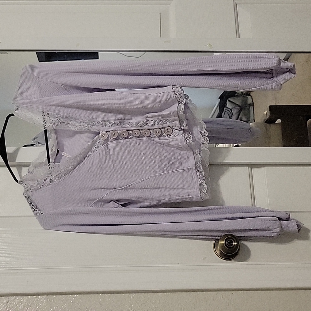 Free People Cropped Sweater